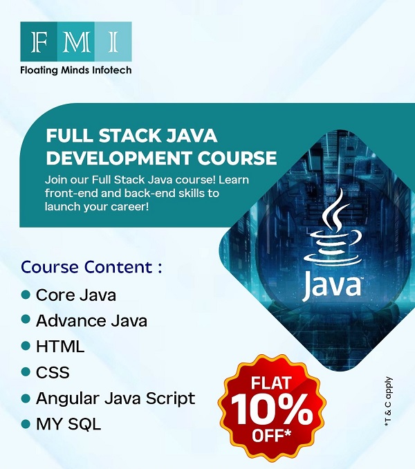 Full stack java development Course